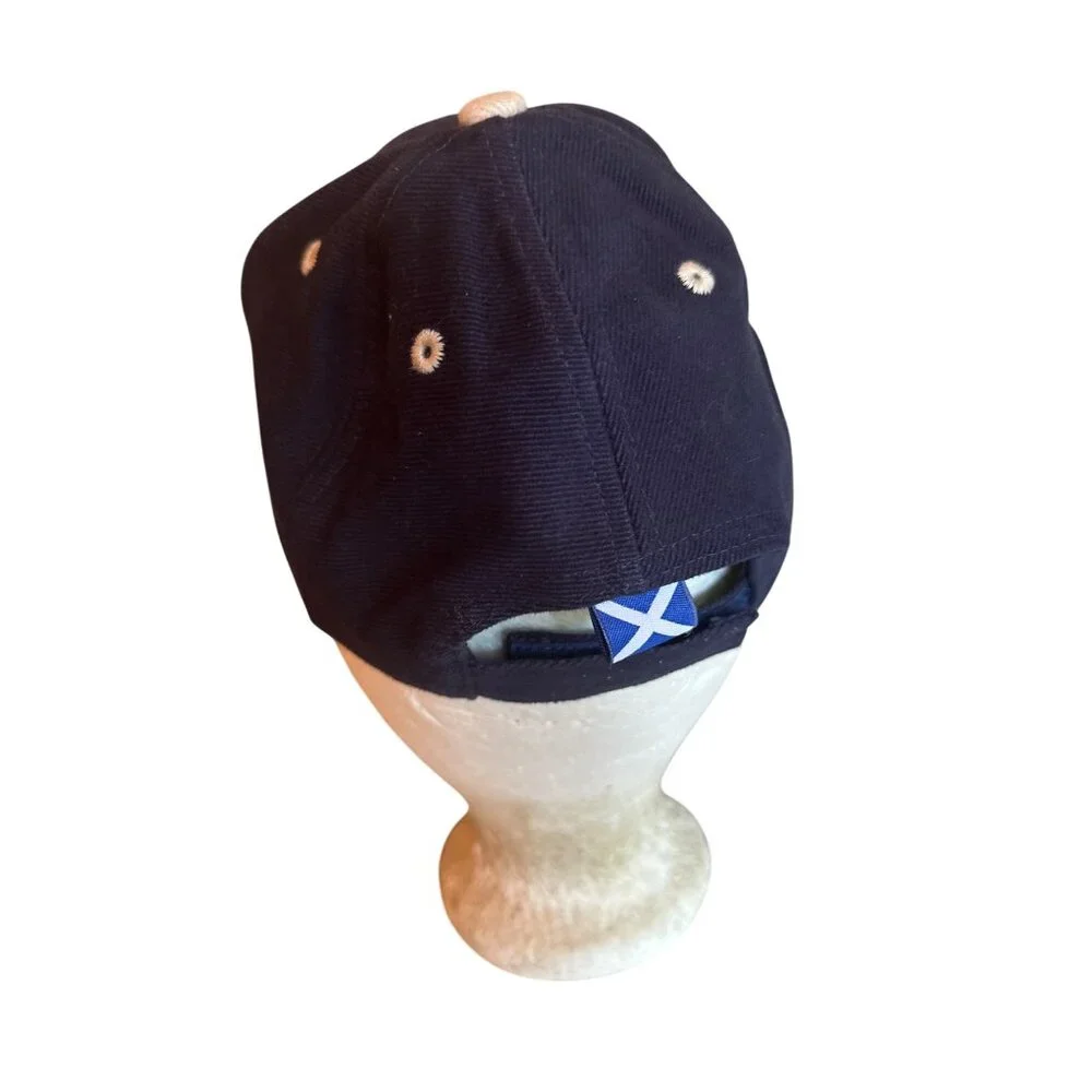 Old Course St Andrews‎ Navy Blue Kids Baseball Cap Cotton Adj Scotland Flag